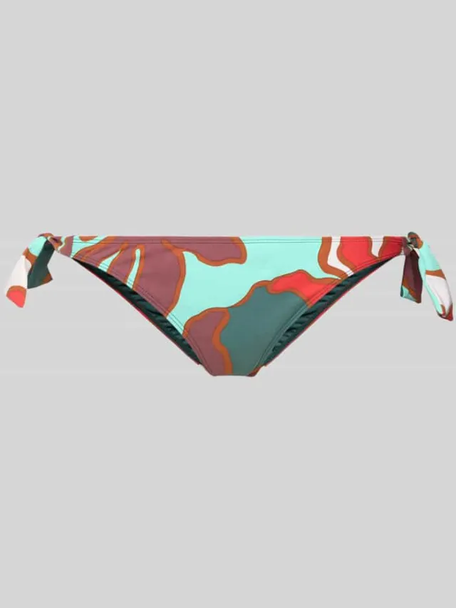 Barts Bikinibroekje met vetersluitingen opzij, model 'BUNBE CHEEKY BUM' Rood