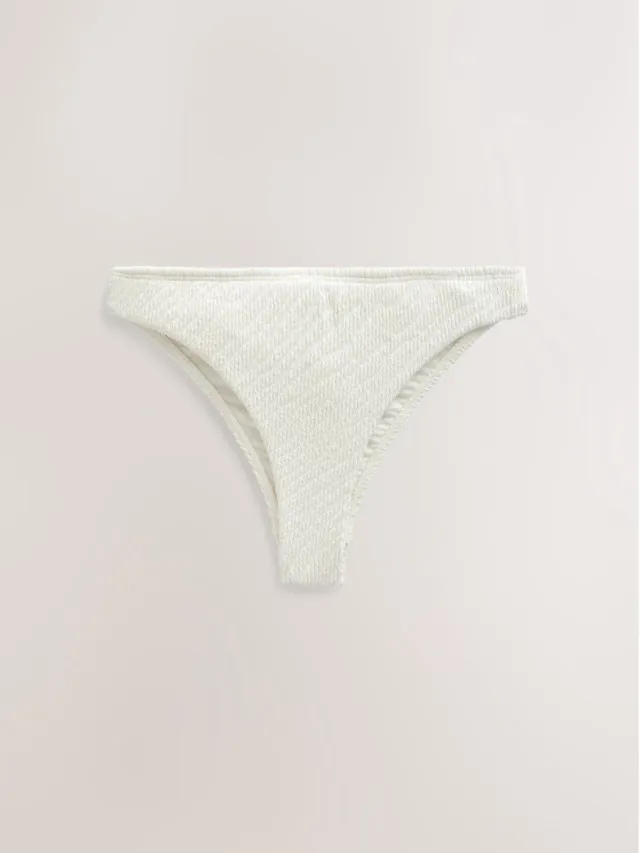 Next Dames - Braziliaanse bikinislip - Crème Cream Crinkle