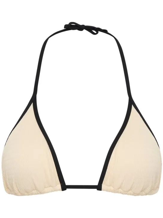Seafolly Women's Beach Bound Slide Tri - Bikinitop, zwart