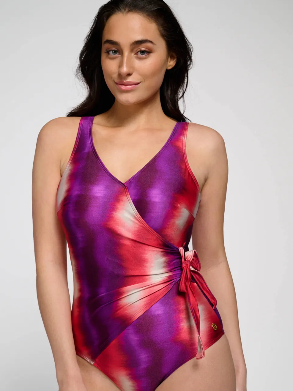 Ten Cate Beach TC WOW badpak paars/rood, foto 4