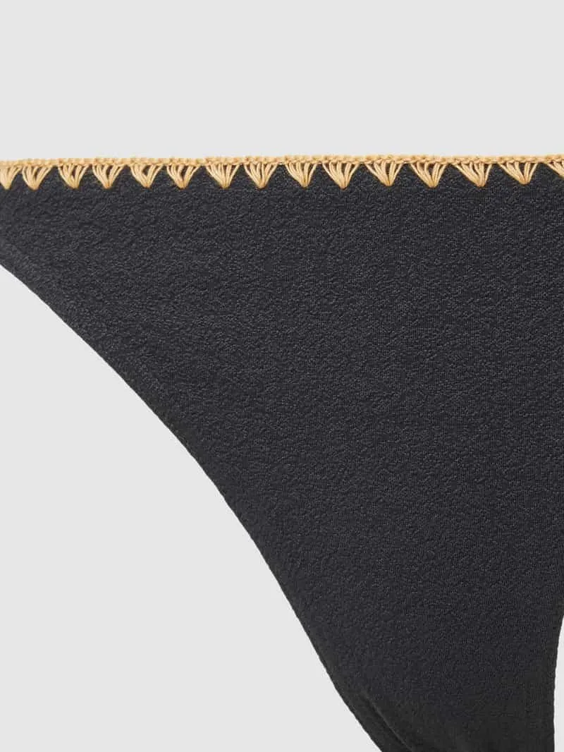 banana moon Bikinibroekje met strikdetails, model 'DIMKA SANTAFE' zwart, foto 3