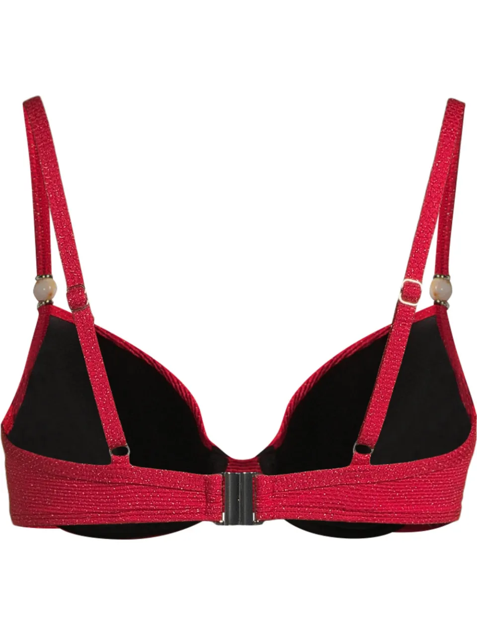 BEACHWAVE voorgevormde beugel bikinitop rood, foto 3
