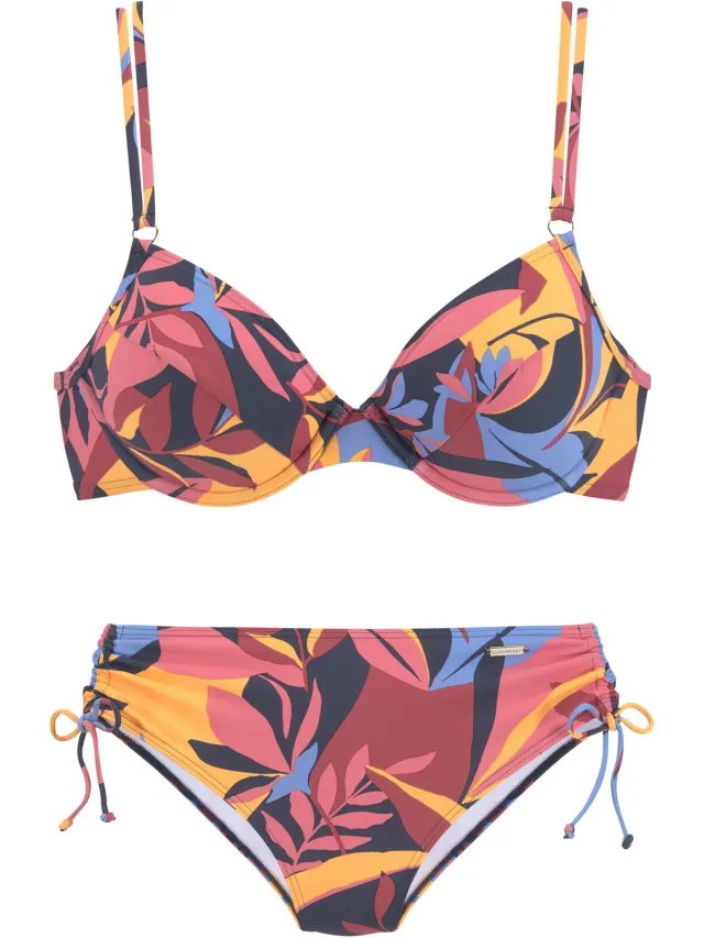 beugelbikini marine bladerprint, foto 2