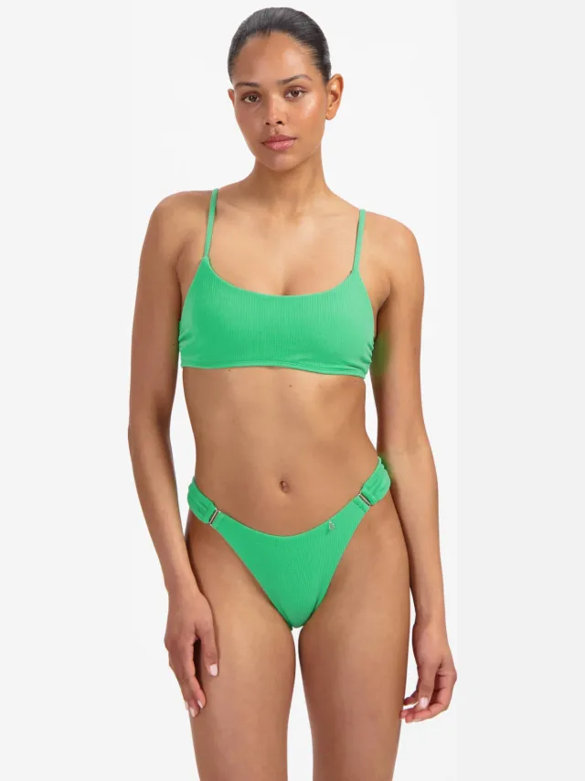 Beachlife high leg bikinibroekje groen