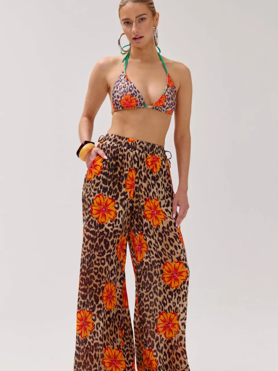 Harper & Yve Nova triangel bikinitop oranje, foto 3