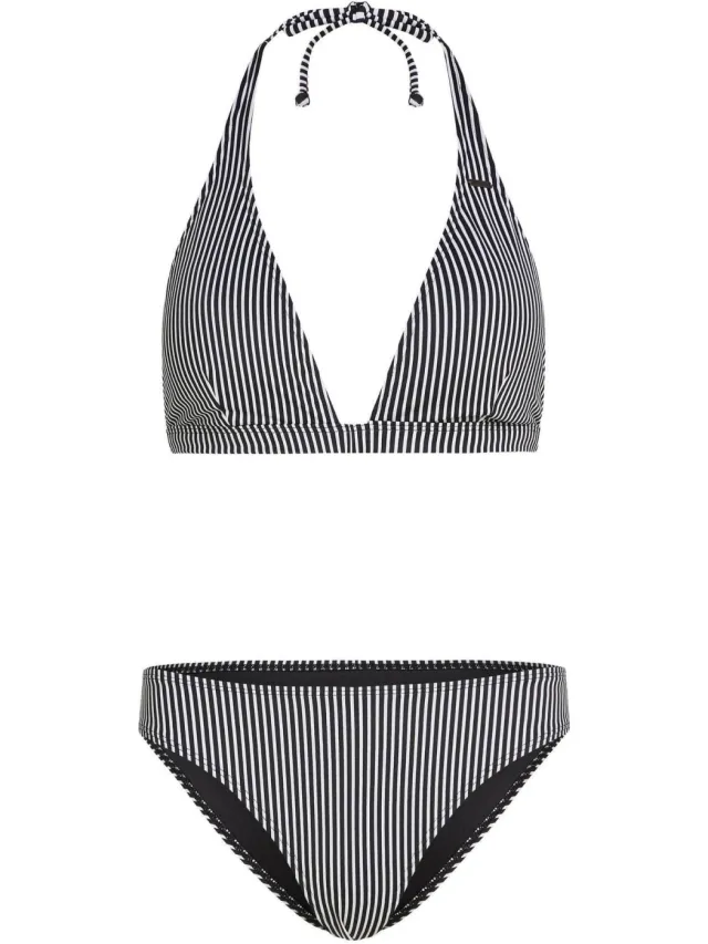 O'Neill voorgevormde halter bikini set Marga Cruz zwart/wit