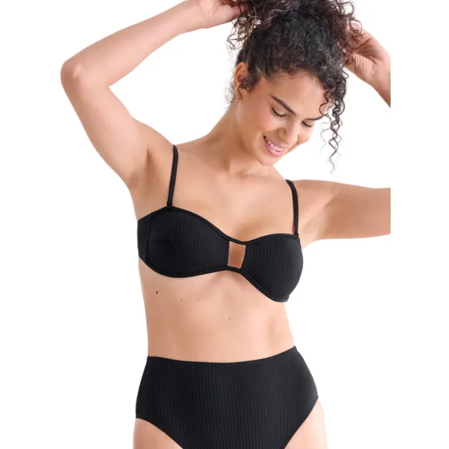 Lisca FLORIDA Cheek voorgevormde bandeautop zwart