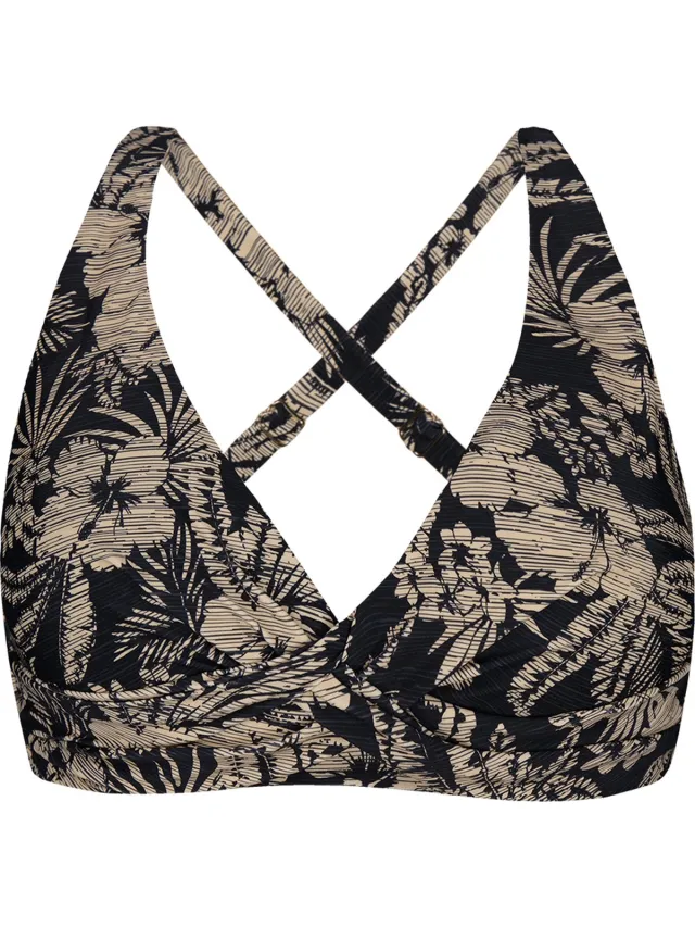 Barts Tuala Cross Halter Full Vrouwen Bikinitopje - Zwart