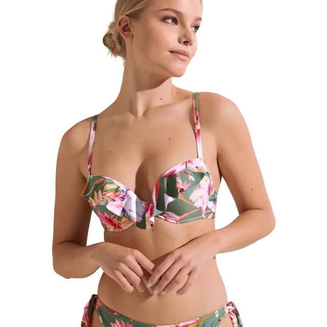 Lisca Rimini push-up bikinitop groen