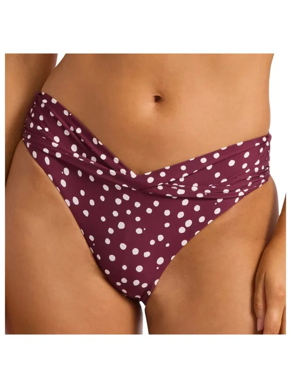 Seafolly Women's Dolce Dot Twist Band Mini Hipster - Bikinibroekje, oranje