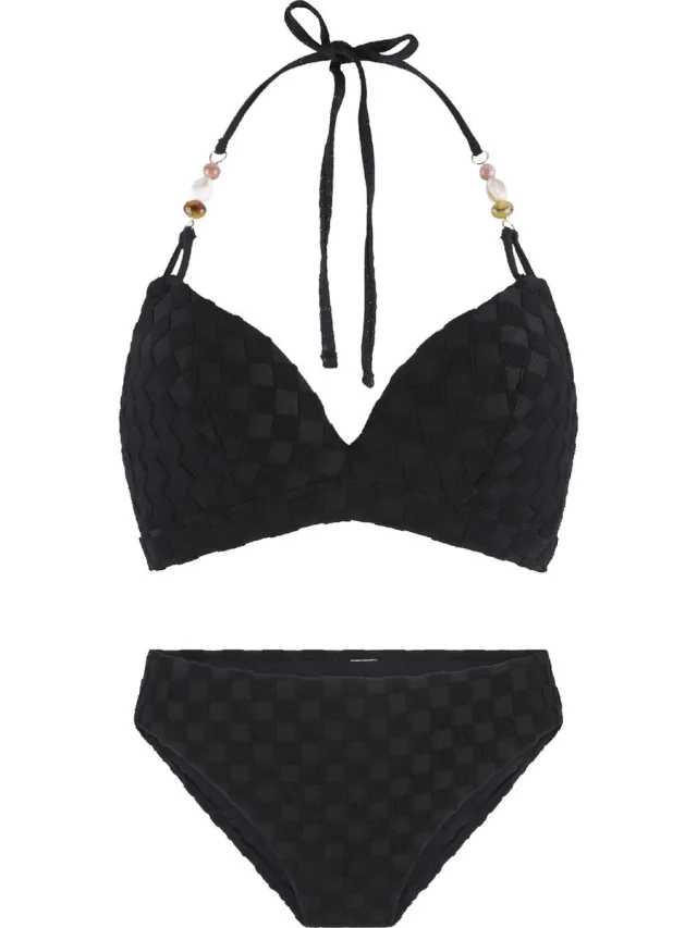 LingaDore Triangel voorgevormd bikini set Zwart