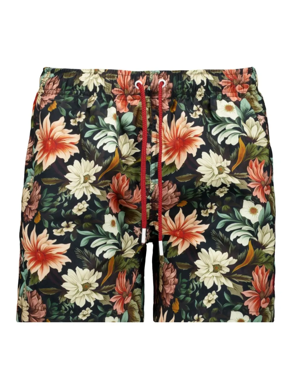 Ragman zwembroek met bloemenprint Gedessineerd