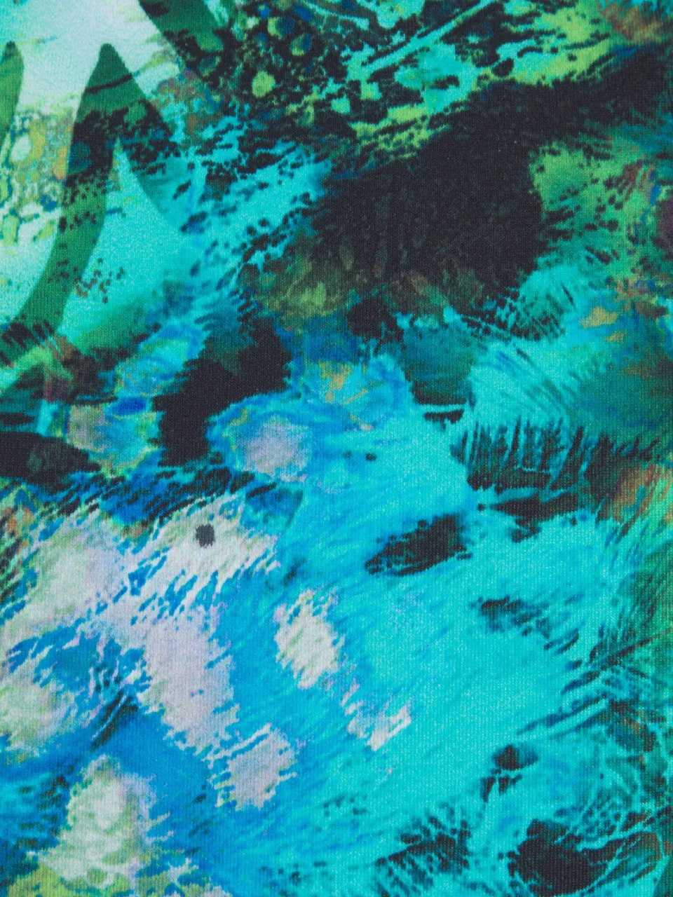 beugelbikini turquoise print, foto 2
