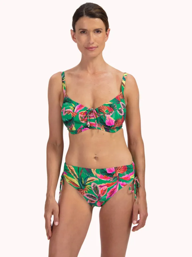 Cyell high waist bikinibroekje groen/multi