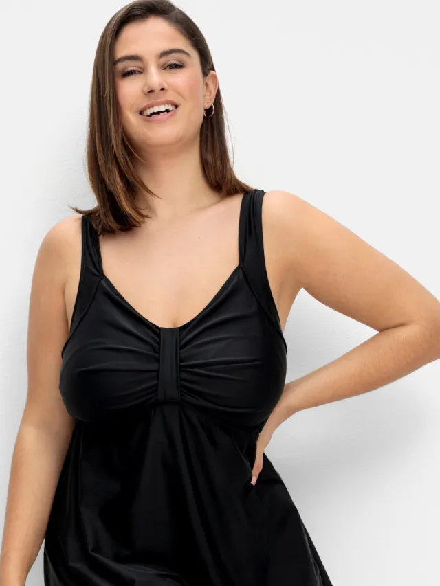 Tankini-bovenstuk zwart