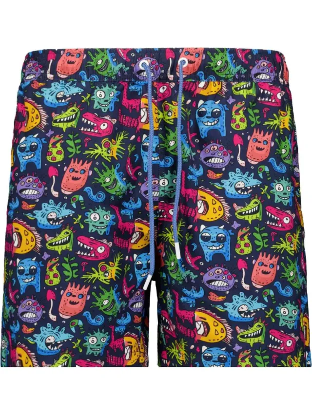 Ragman zwemshorts veelkleurig