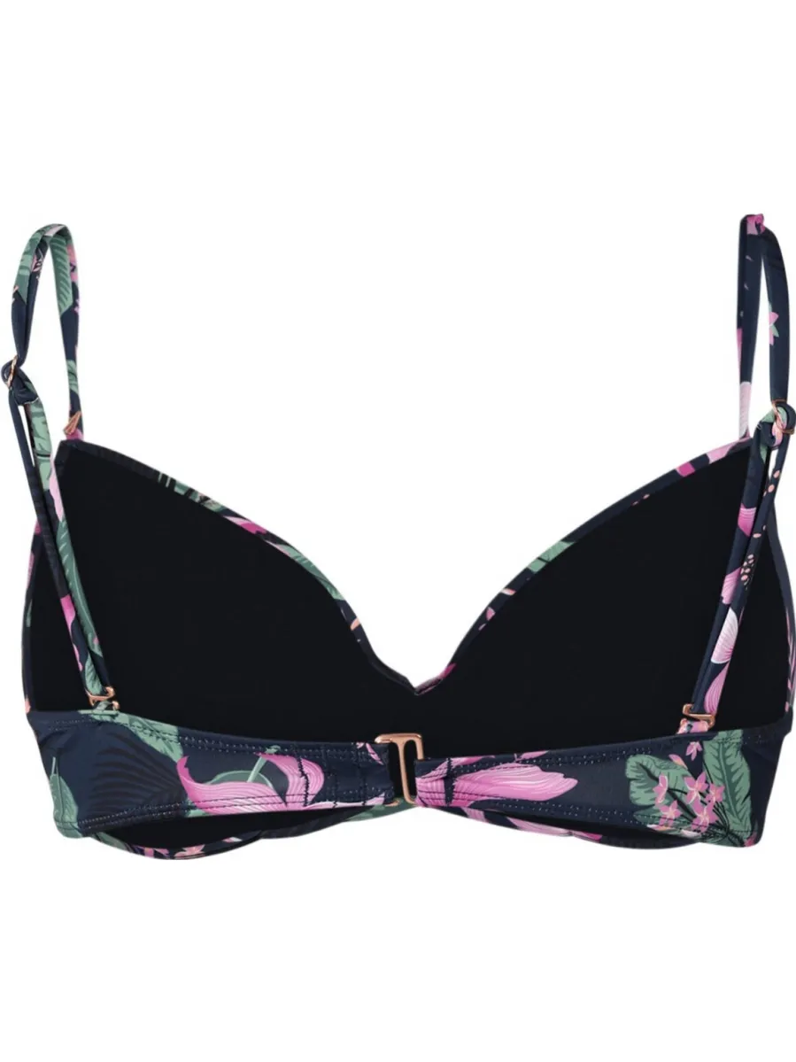 Brunotti voorgevormde beugel bikinitop Stefana donkerblauw/roze, foto 3