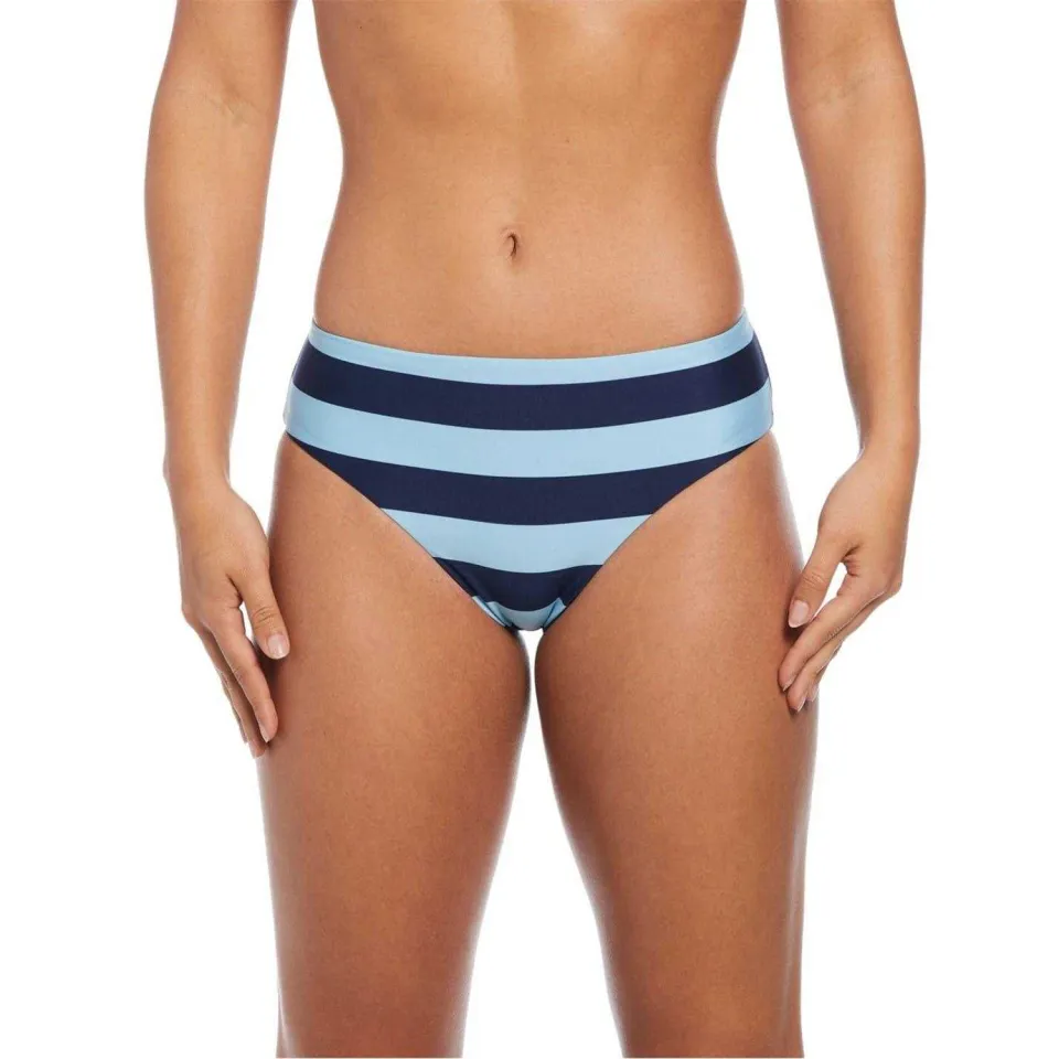 Nike Dames/Dames Bikinibroekje met Horizontale Streep (Middernacht marine), foto 2