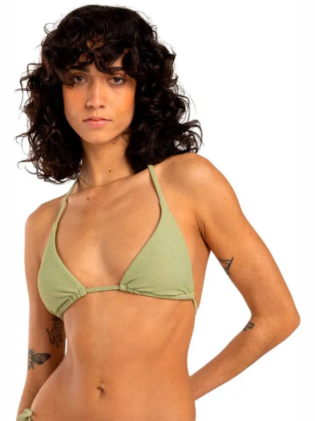 Billabong Tanlines Multi Triangle Bikinitop Groen L Vrouw Avocado