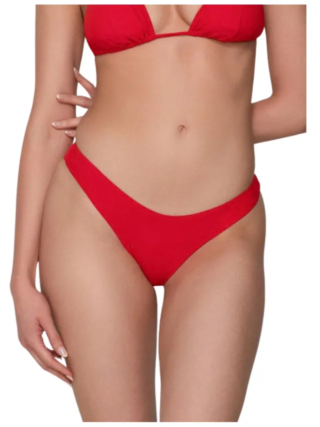 Luna Splendida BLUE SENSE Braziliaans bikinibroekje rood