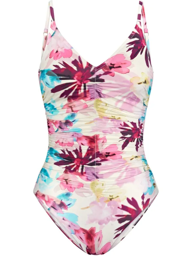 Triumph Badeanzug Summer Fleur roze - dark combination