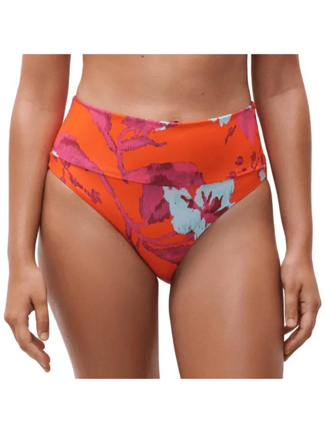 Chantelle Icon - bikinislip taille - painted flowers - C16VC5-A01 Oranje