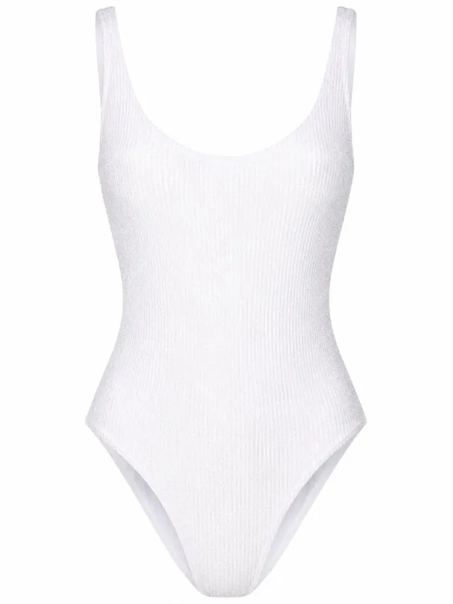 Emporio Armani LUREX TEXTURED YARN Badpak - Wit