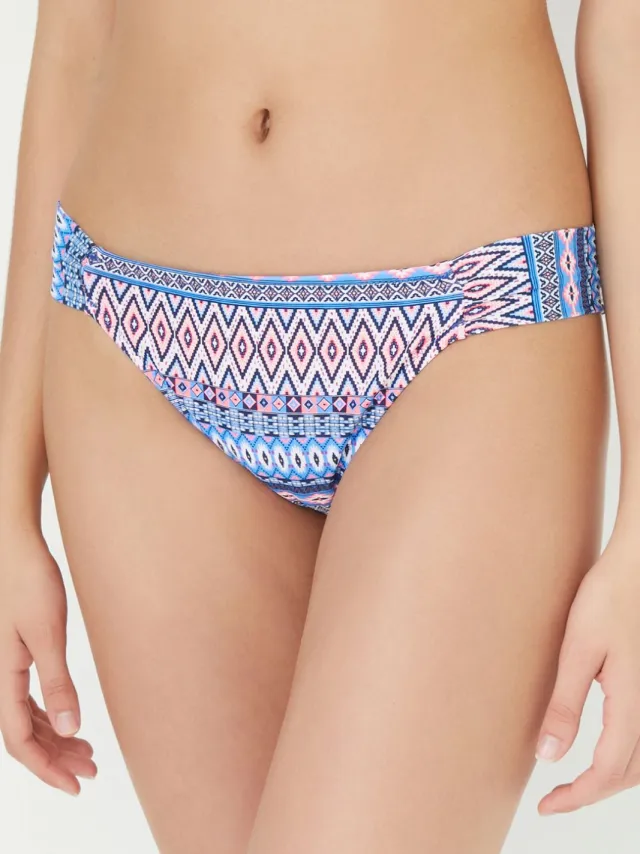 Penti Midden-heup Geometrische Hipster Bikini Onderbroek Veelkleurig
