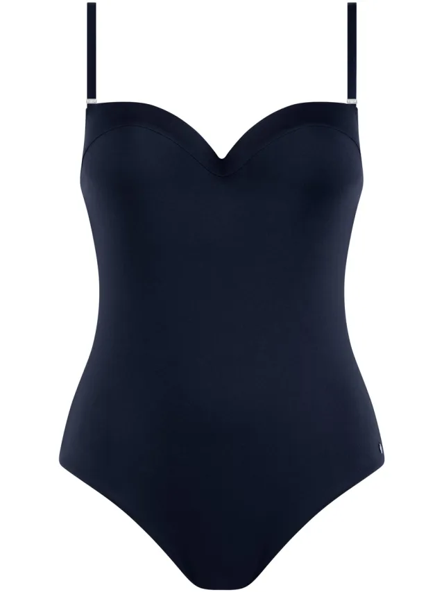 Lisca Portofino voorgevormd zwempak marineblauw Zwart
