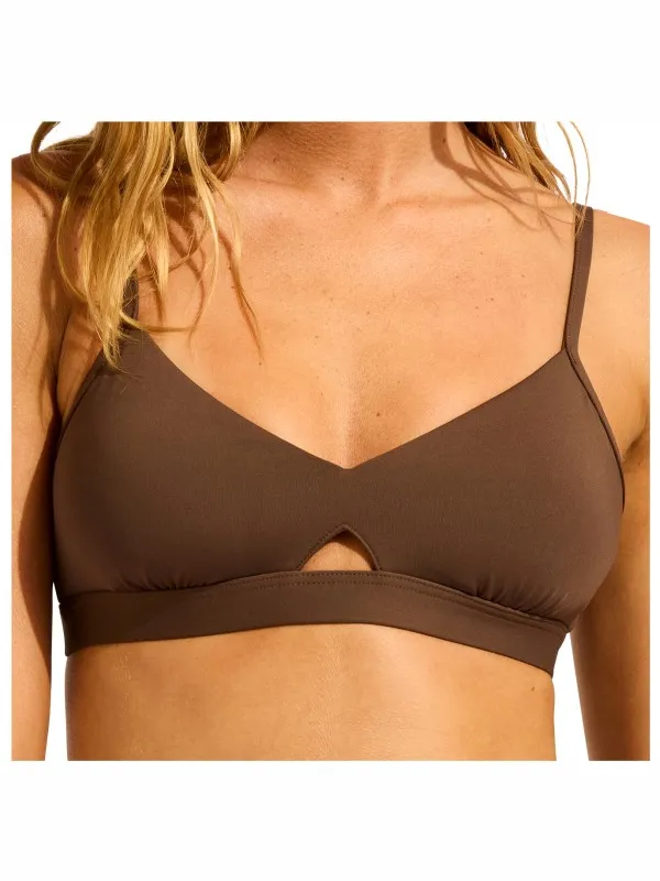Seafolly Women's Collective Hybrid Bralette - Bikinitop, oranje