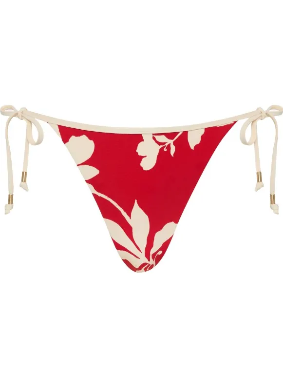 Seafolly Mayflower Hipster Tie Side - Bikinibroekje, rood