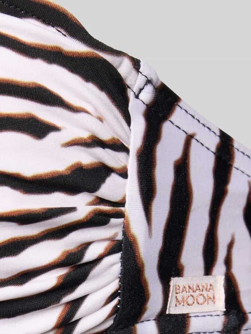 banana moon Halter-bikinitop model 'FADIO WILDJUNGLE' grijs, foto 4