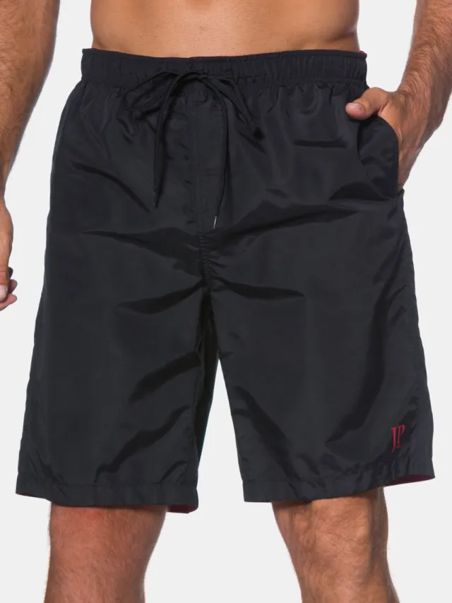 JP1880 Regular Fit zwemshort zwart