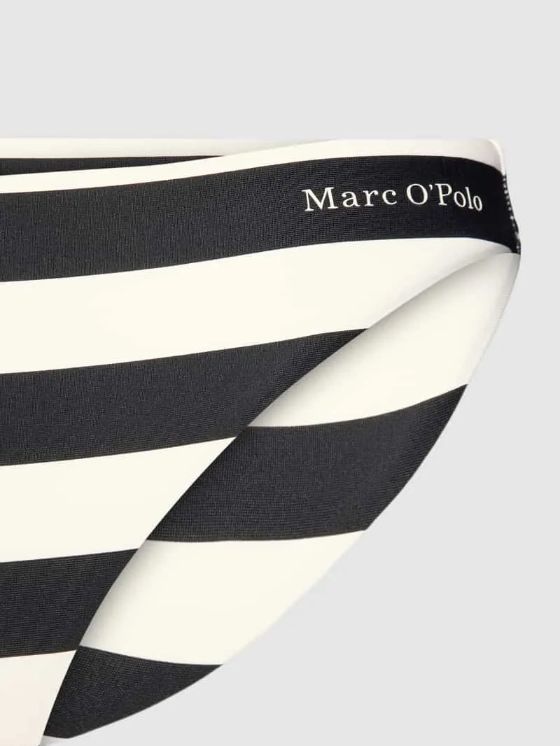 Marc O'Polo Bikinibroekje met streepmotief zwart, foto 3