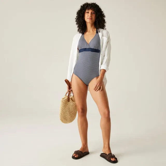 Regatta Flavia II zwempak voor dames met buikcorrectie Blauw