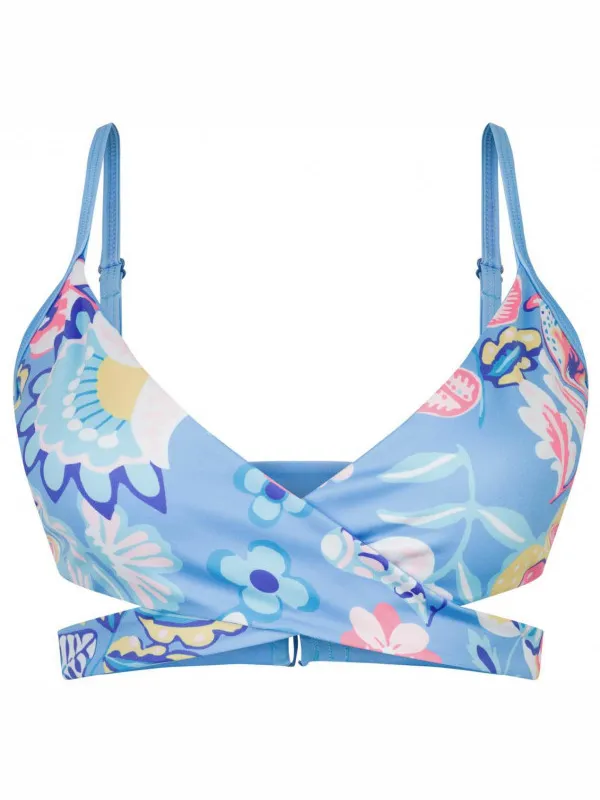 boochen Women's Arpoador Top - Bikinitop, blauw