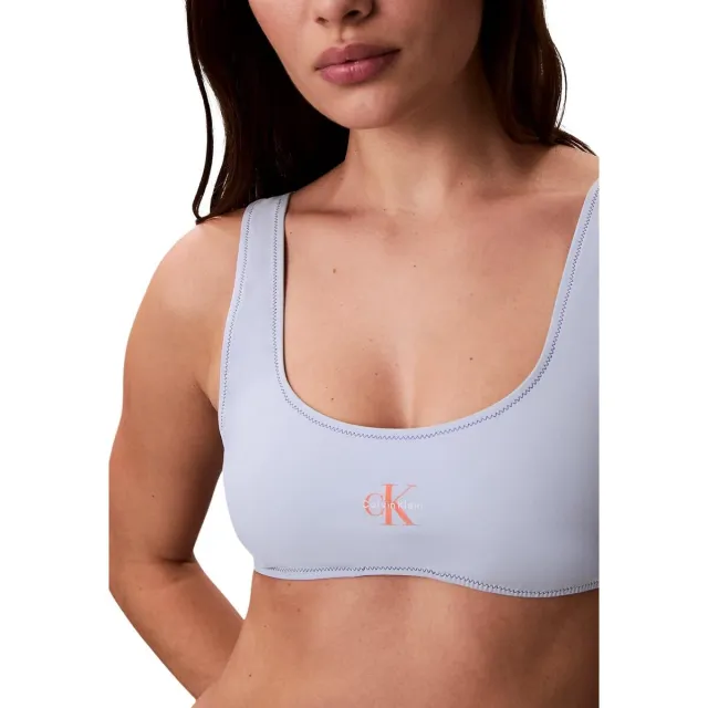Calvin Klein BRALETTE LV00Q61100 bikinitop blauw
