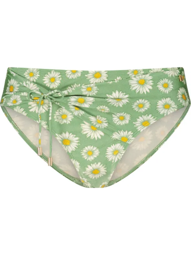 Beachlife Daisy Dames Bikinibroekje Groen, Print