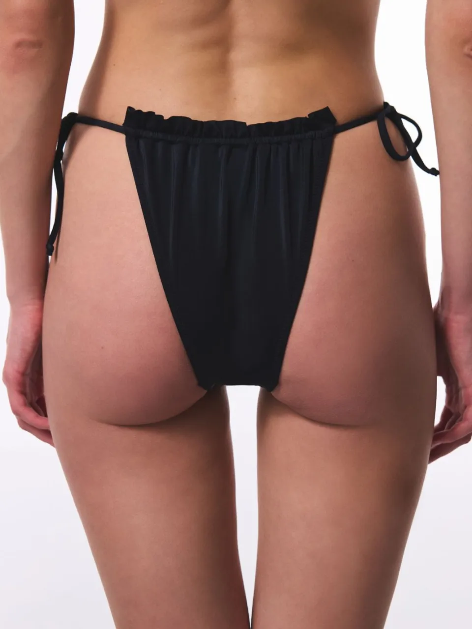 Penti Lage taille Bindzijde Rimpel Bikini Onderstukken zwart, foto 2