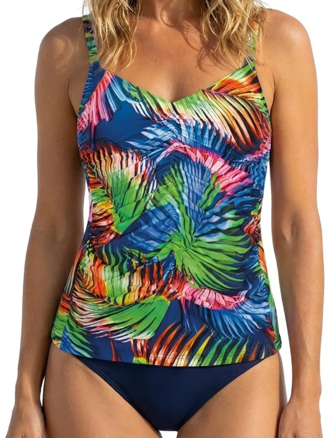 Sunflair Dames tankini set Basic veelkleurig