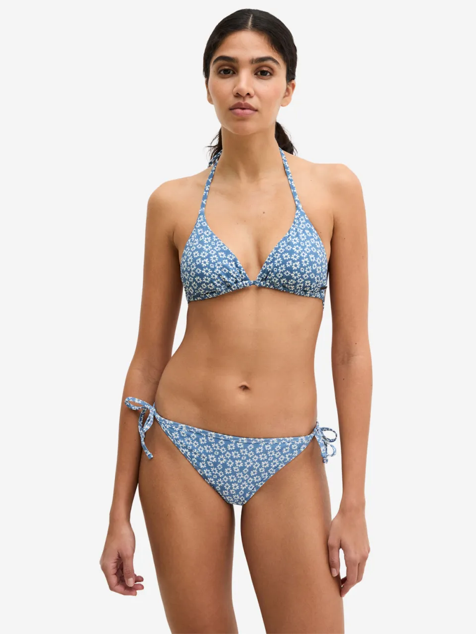 Marc O'Polo Vrouwen Triangel bikinitop Shiny Blauw