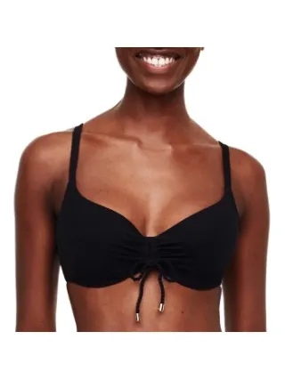 Chantelle Inspire Covering Underwire Bikini Bra Zwart,Roze