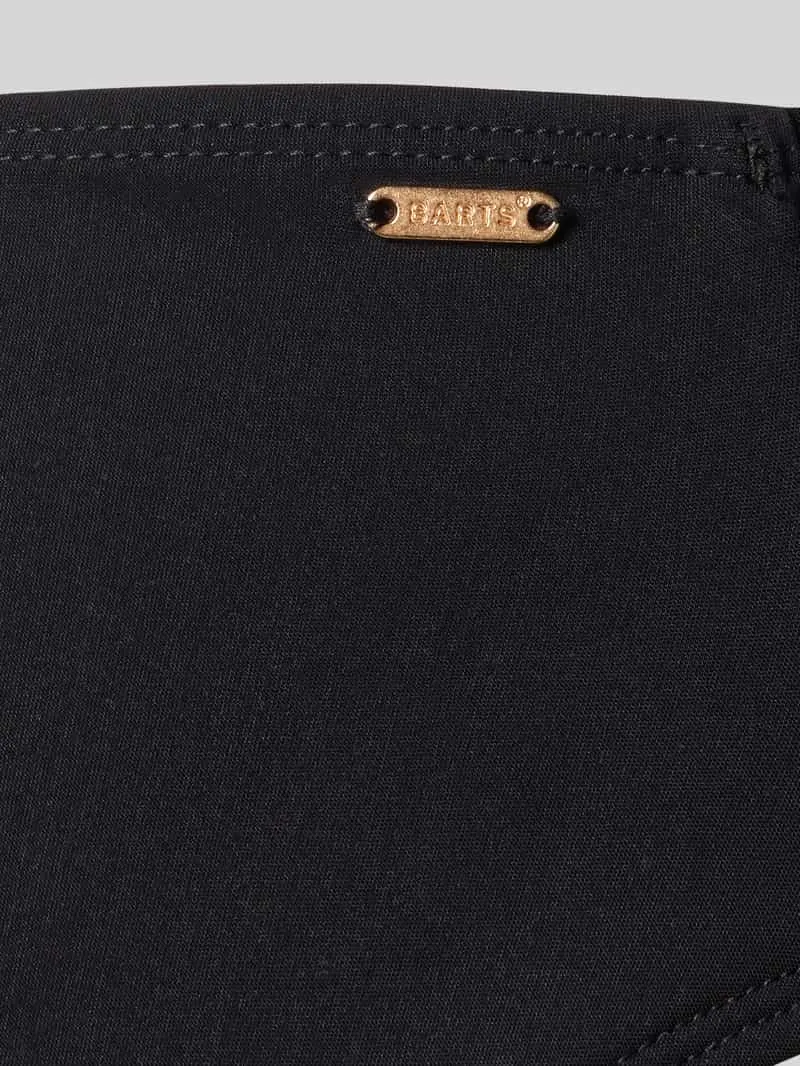 Barts slim fit bikinibroekje met rimpelingen zwart, foto 2