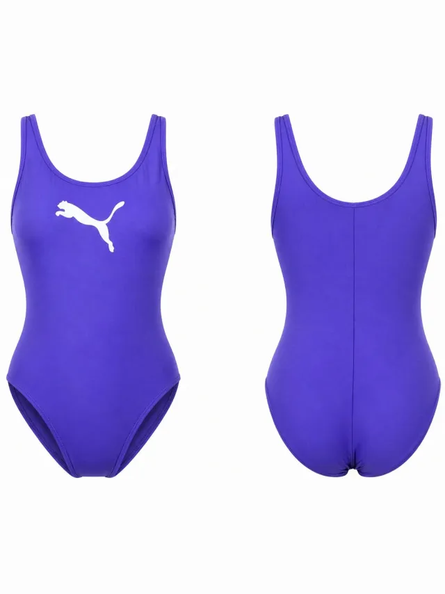 Puma swimsuit, badpak, purple, women