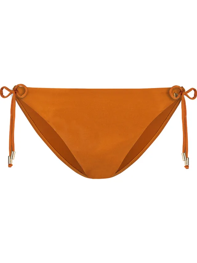 Beachlife Rust strik bikinibroekje - dames Roest