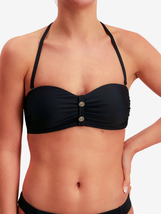 Joop! Bügel-Bikini-Top Solid Gold Deco zwart