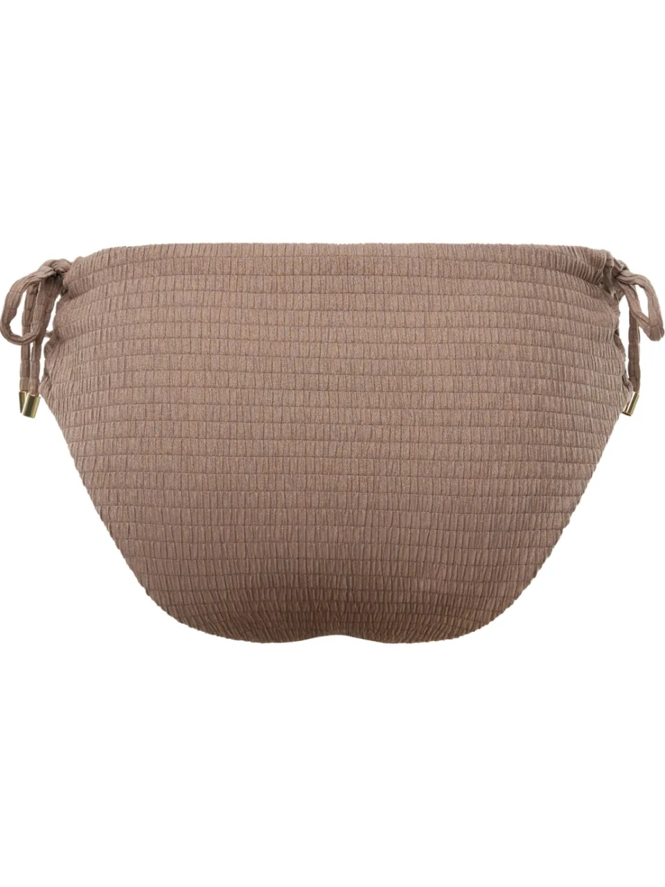 Annadiva Swim strik bikinibroekje Sparkling taupe, foto 3