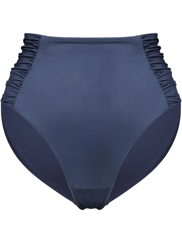 ESOTIQ Antibes - Bikinibroekje - Hoge taille - Corrigerend buikpaneel - Donkerblauw