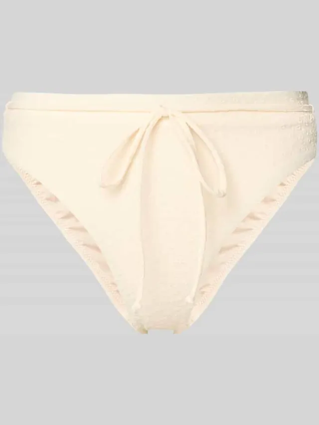 Barts High waist bikinibroekje met trekkoord model 'Simoa' Offwhite