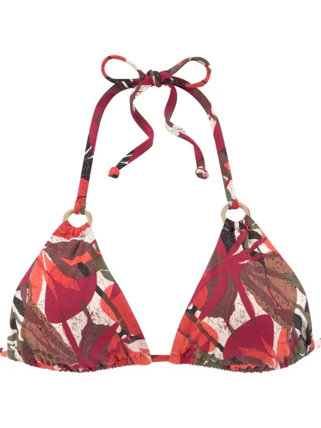 triangelbikinitop rood, foto 2